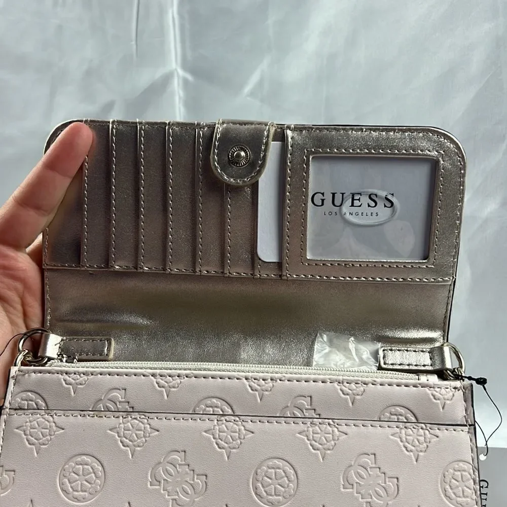 NWT Guess powder Pink crossbody